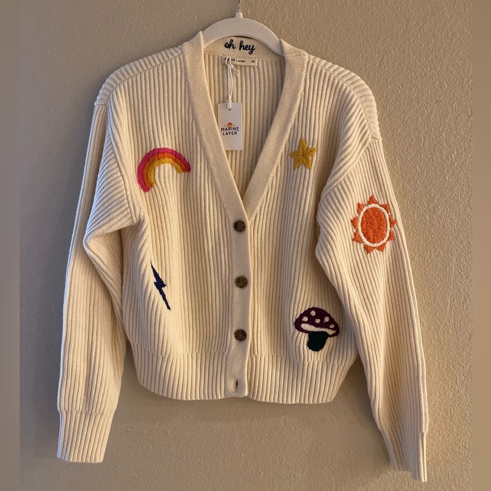 NWT Marine Layer Robin Crop Cardigan XS